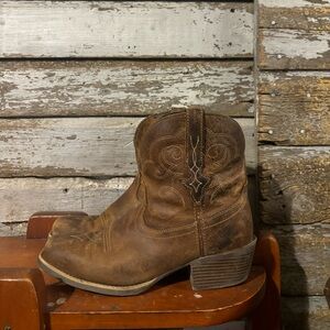 Justin Boots Rustic Brown Ankle Booties